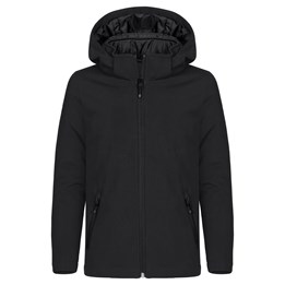 SoftshellJacka Padded m. Luva JR Svart