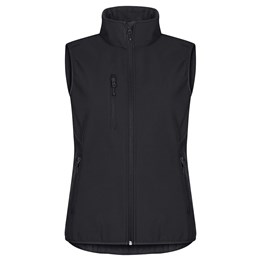 Classic Softshell Vest Dam Svart New Wave