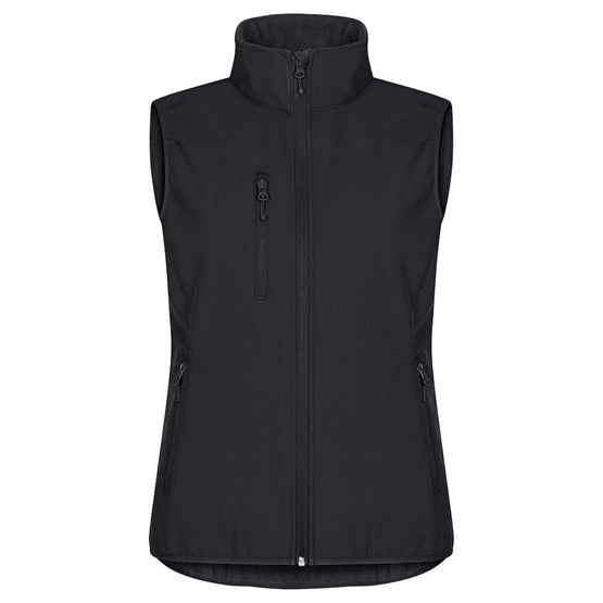 Classic Softshell Vest Dam Svart New Wave
