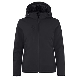 SoftshellJacka Padded m. Luva Dam Svart