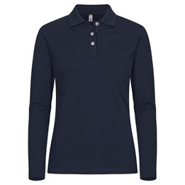 Långärmad Piké Stretch Premium Dam