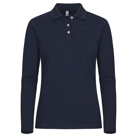 Långärmad Piké Stretch Premium Dam