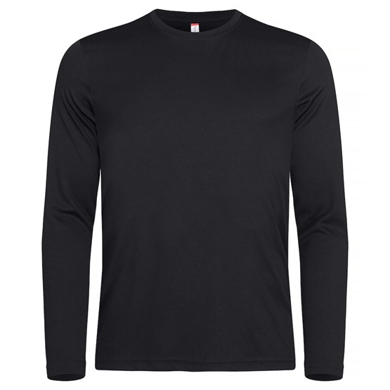 Långärmad Active Tee Svart
