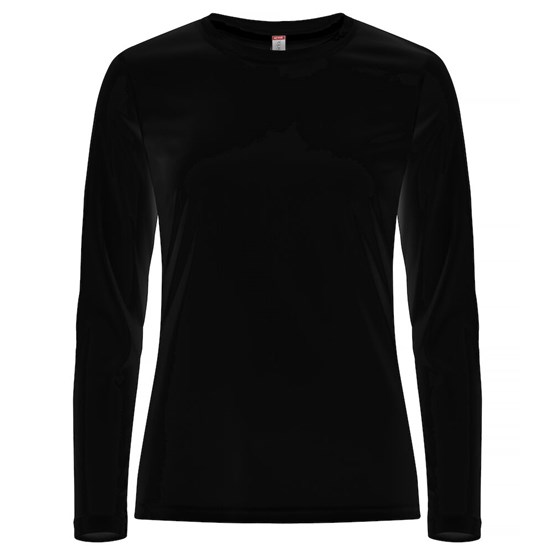 Långärmad Active Tee Dam Svart