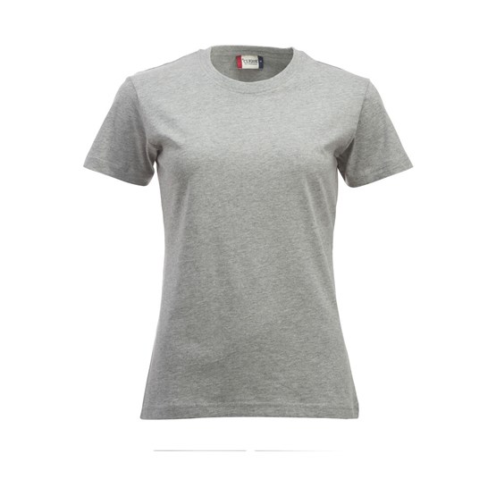 T-shirt Dam New Classic Gråmelerad