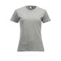 T-shirt Dam New Classic Gråmelerad