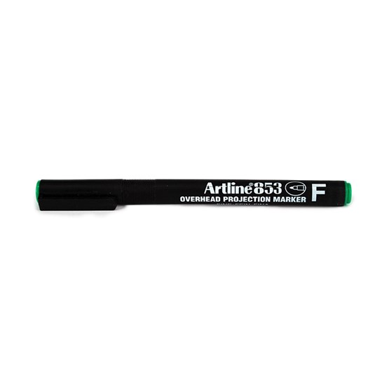 Overheadpenna Artline 853 Fine Permanent 0,5 Grön