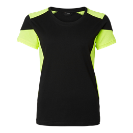 T-shirt Dam 211 svart/gul XS