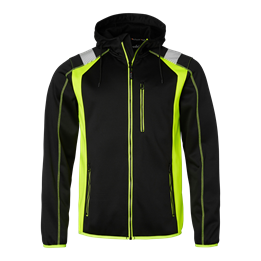 Tröja Ziphood 276 Svart/gul XS