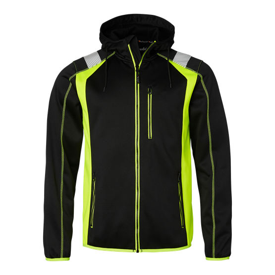 Tröja Ziphood 276 Svart/gul XS