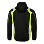 Tröja Ziphood 276 Svart/gul XS