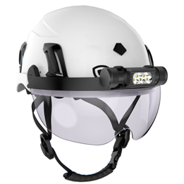 Pannlampa Guardio Visor Flex