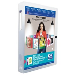 Dokumentbox A4 Polyvision Transparent Oxford