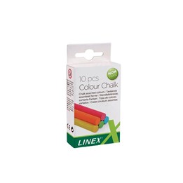 Tavelkrita Linex Sorterade Färger 10st/fp