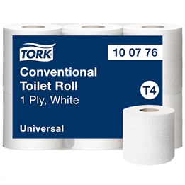 Toalettpapper Tork T4 Universal 1-Lag Natur 50,4m/rl 48rl/fp