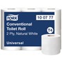 Toalettpapper Tork T4 Universal 2-Lag Natur 45m/rl 42rl/fp