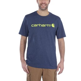 T-Shirt Core Logo Deep Blue Indigo Carhartt