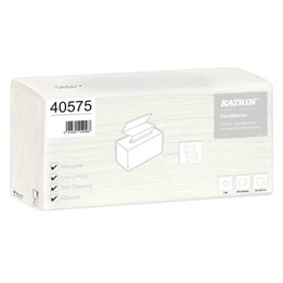 Torkduk Katrin FlexMaster 1-Lag Vit 100 ark/fp .5 fp/krt