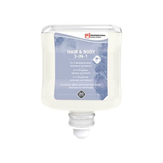 Duschtvål Deb Refresh Luxury 3 in 1 Hair & Body