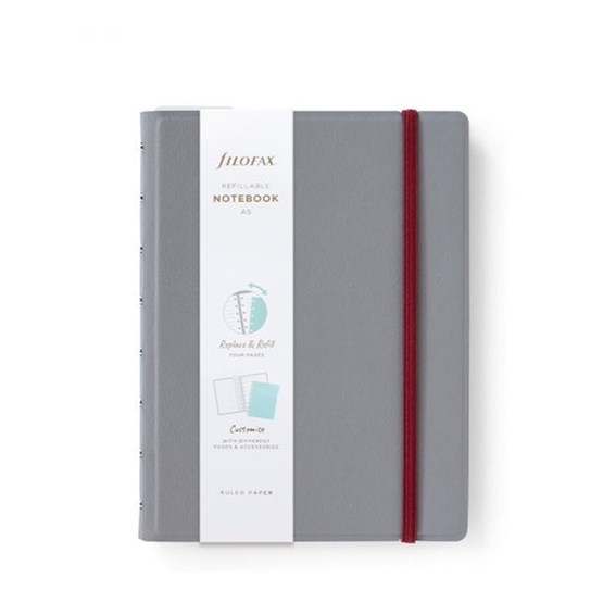 Filofax Anteckningsbok A5 Graphite Linj 32 Blad