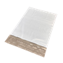 E-handelspåse Grå 550x770+70+70x0,05mm Handtag 2-Tejpremsor 100st/fp