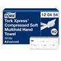 Pappershandduk Tork H2 Compressed Premium 2-Lag Vit 2400st/fp