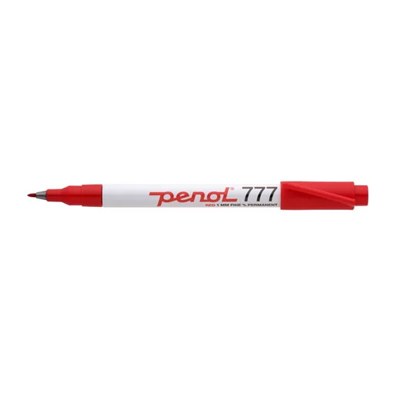 Märkpenna Penol 777 Röd 20st/fp