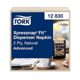 Dispenserservett Tork N14 16,5x10,7 4320st/krt Naturservett