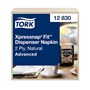 Dispenserservett Tork 16,5x10,7 4320st/krt Naturservett
