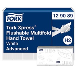 Pappershandduk Tork H2 Advanced 2-Lag Vit 4200st/fp Spolbar