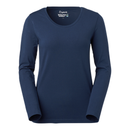 T-Shirt Lily Lång Ärm Dam Marinblå
