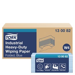 Torkduk Tork W4 Rengöringsduk 3-Lag Blå 100st/fp 5fp/krt