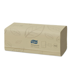 Pappershandduk Tork H2 Multifold Natur 3800st/fp