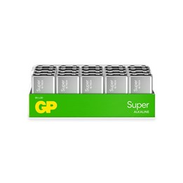 Batteri GP Super Alkaline 9V 20st/fp