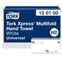 Pappershandduk Tork H2 Tork Xpress Multifold 1-Lag Vit 4830st/fp