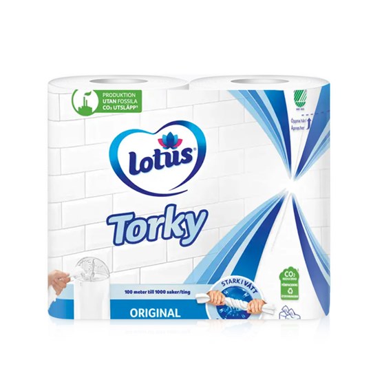 Hushållspapper Torky 2rl/fp Vit