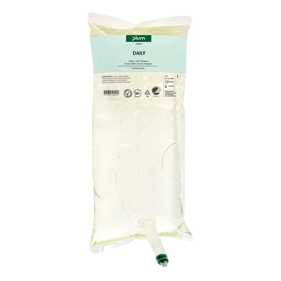 Tvål Plum Daily 1 L Påse 6/fp