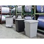Papperskorg Durabin Eco 90L Svart Kvadratisk