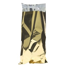 Foliepåse Guld 180x235mm 100st/fp med Tejpremsa