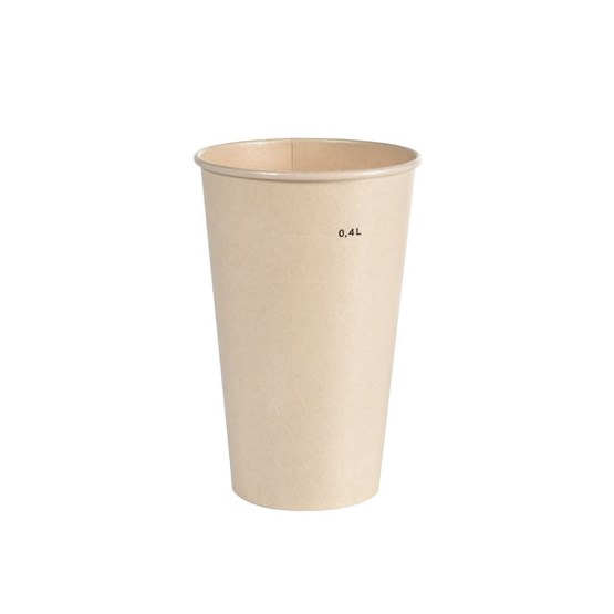 Pappersmugg Bagasse/Pla 47 cl