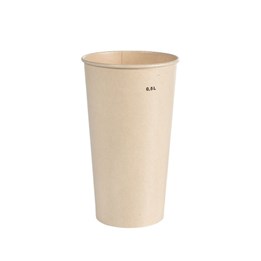 Pappersmugg Bagasse/Pla 59 cl
