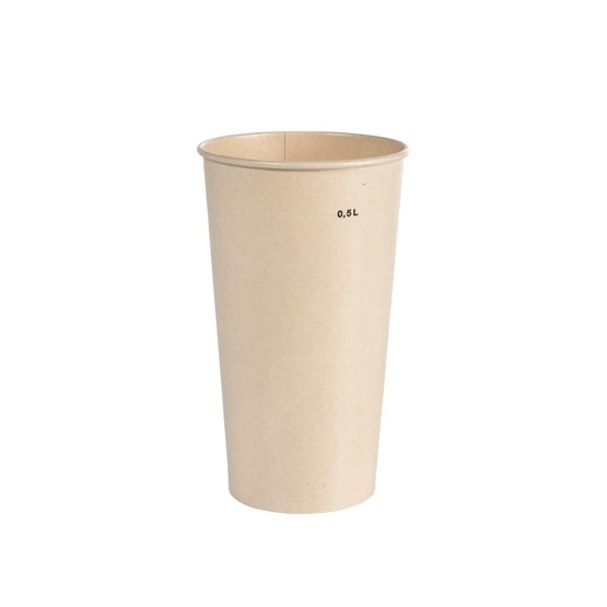Pappersmugg Bagasse/Pla 59 cl