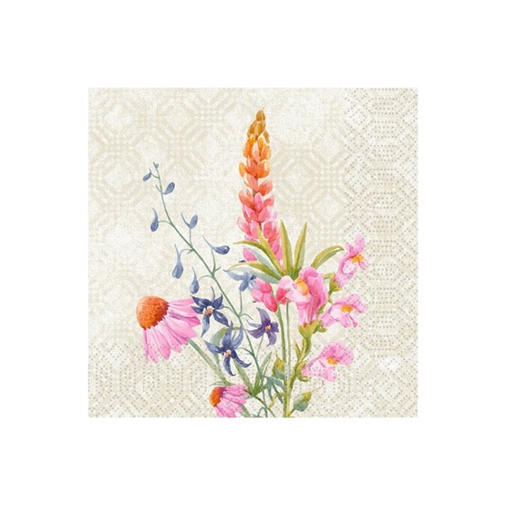 Servett 3-Lag 33x33cm Floret 50st/fp