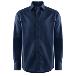 Skjorta Marinblå Plainton Tailored