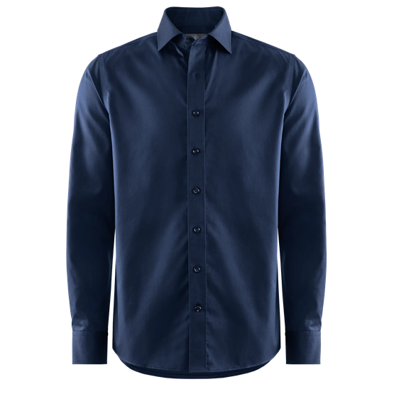 Skjorta Marinblå Plainton Tailored