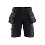 Hantverksshorts 4-vägs stretch X1900 Svart