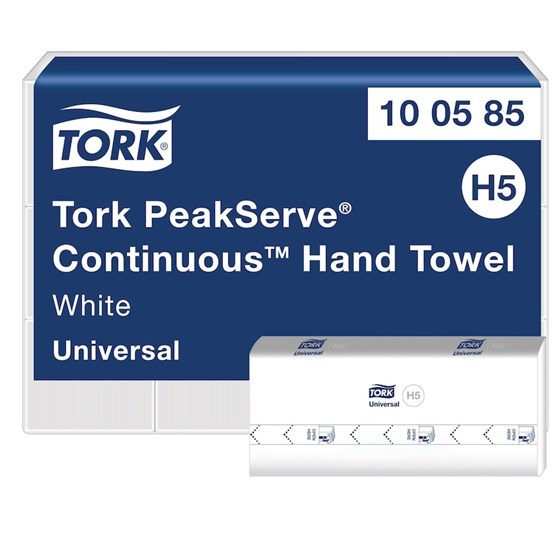 Pappershandduk Tork PeakServe Continuous H5 Universal 1-Lag Vit 4920st/fp