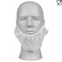Skäggskydd av Non-Woven Vit One Size 100st/fp