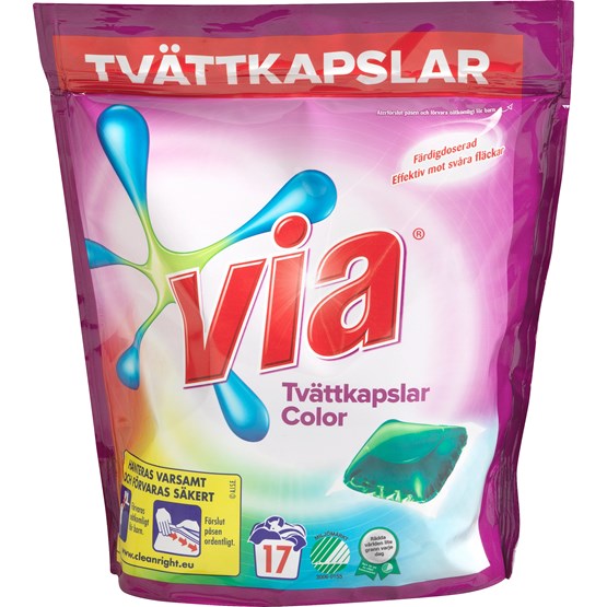 Tvättmedel via kapslar