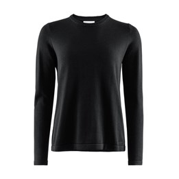 Tröja med rundhals Dam Brockton Svart